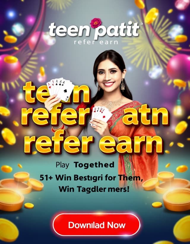 Teen Patti Refer Earn Banner